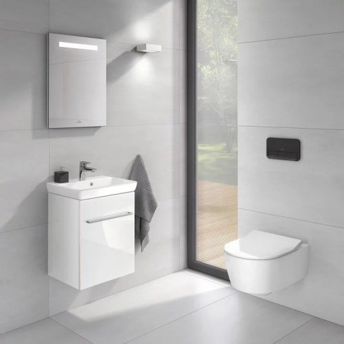 Подвесной унитаз Villeroy&Boch Avento 5656RS01 с технологией DirectFlush, с тонким сиденьем SoftClose-5