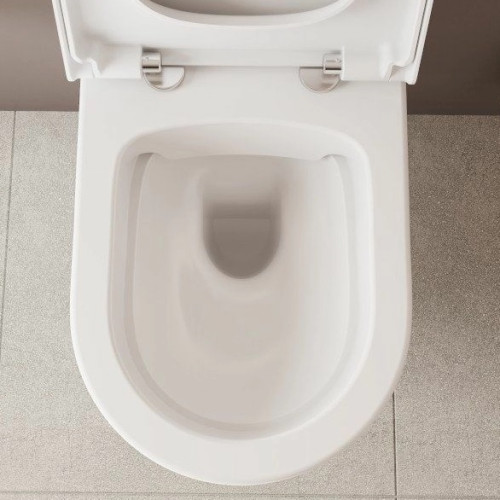 Унитаз подвесной Vitra Sanibelle SmoothFlush с пневмокрышкой 7551B003-0075+801-003-019-4