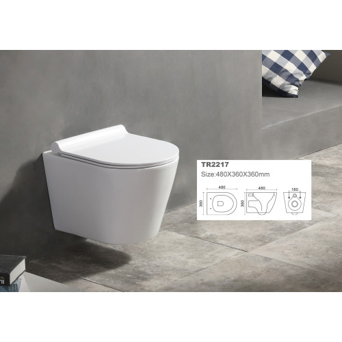 Унитаз Uptrend Amaro Rimless с сиденьем микролифт-6