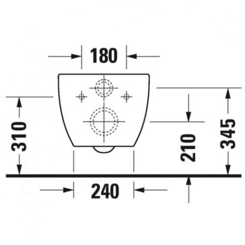 Унитаз подвесной Duravit Architec Rimless-2