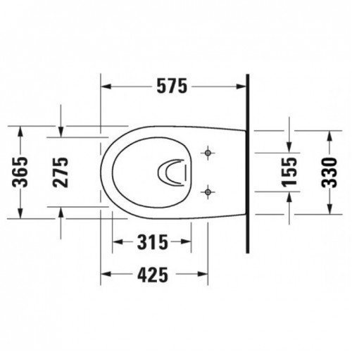 Унитаз подвесной Duravit Architec Rimless-1