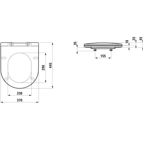 Сиденье для унитаза Laufen Pro 8989660000001 -1