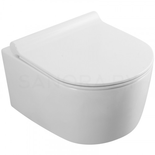 Унитаз Uptrend Corona Rimless с сиденьем микролифт-1