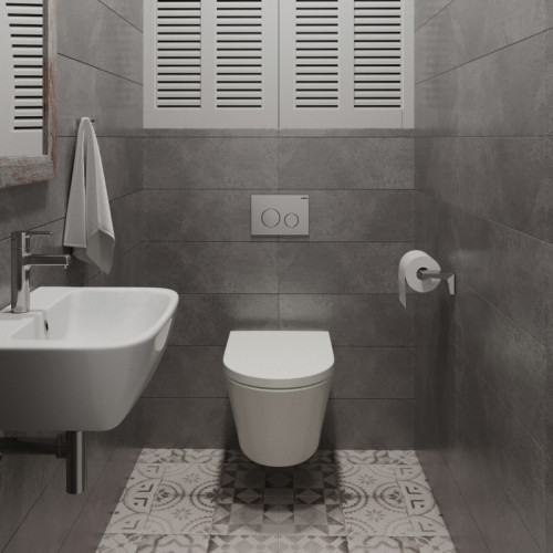 Подвесной унитаз Lavinia Boho Biore Compacto Rimless 330402CR-8