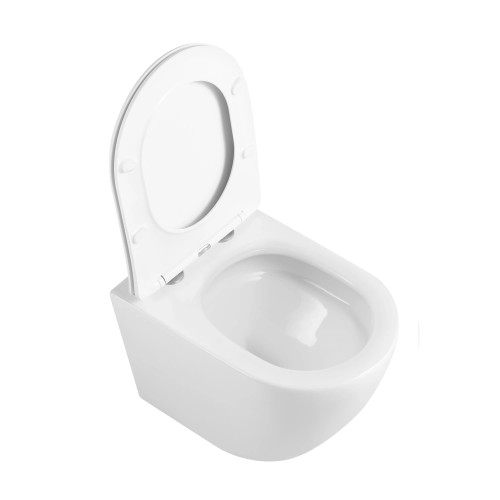 Унитаз подвесной PRATO Бьянко (торнадо)-5