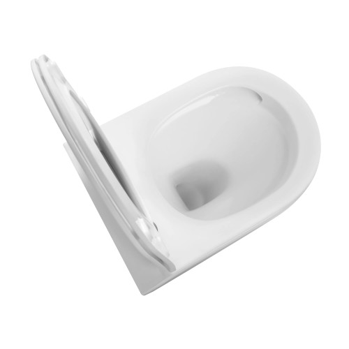 Унитаз подвесной PRATO Бьянко (торнадо)-6