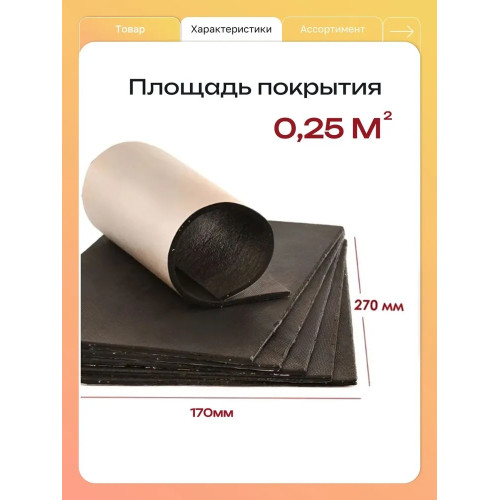 Накладки шумопоглощающие BM-06-01-S для ванны-2