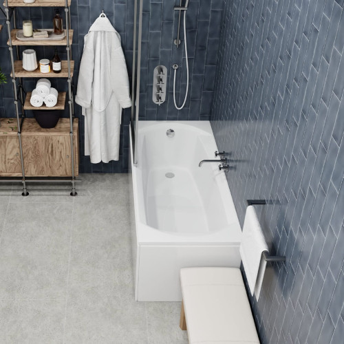 Акриловая ванна VagnerPlast Ebony 170х75 VPBA170EBO2X-04-3