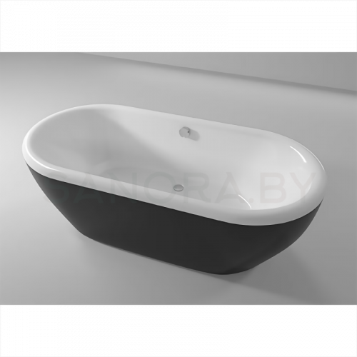 Акриловая ванна Riho Dua Black 180x86-2