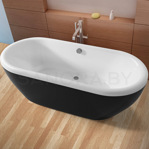 Акриловая ванна Riho Dua Black 180x86-1