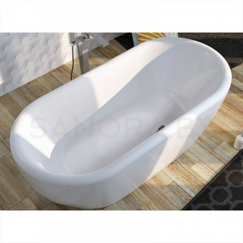 Акриловая ванна Riho Dua White 180x86-1