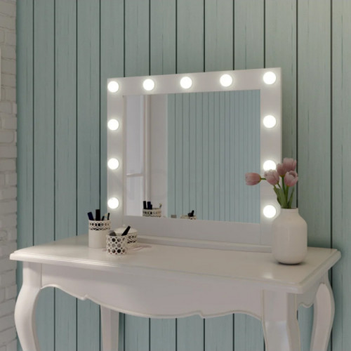 Зеркало настольное гримерное Континент 800х700 (11 ламп)