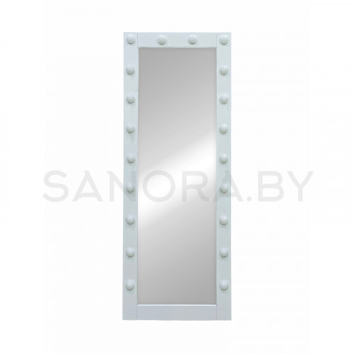 Зеркало Гримерное Континент Напольное Белое (20 ламп)-4