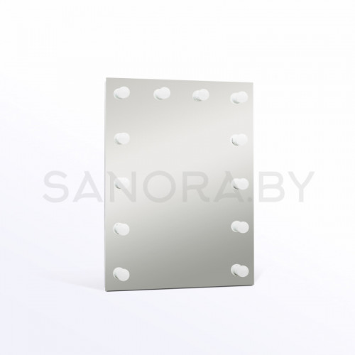 Зеркало Гримерное Континент "Бриджит" 600х800 12 ламп-5