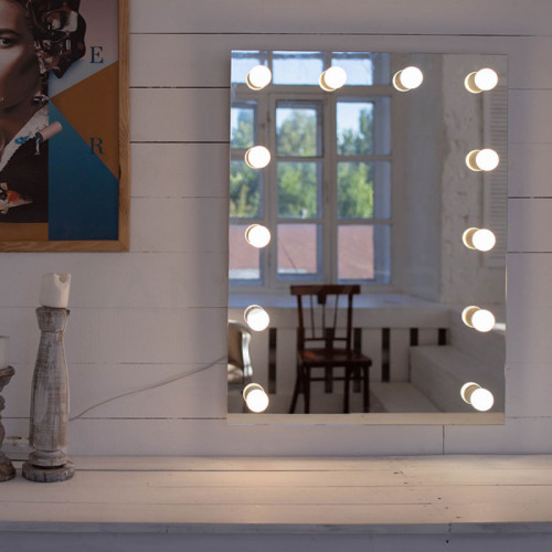 Зеркало Гримерное Континент "Бриджит" 600х800 12 ламп-1