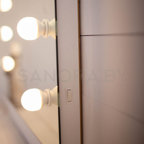 Зеркало гримерное Континент "Антураж" 900х700 (13 ламп)-2