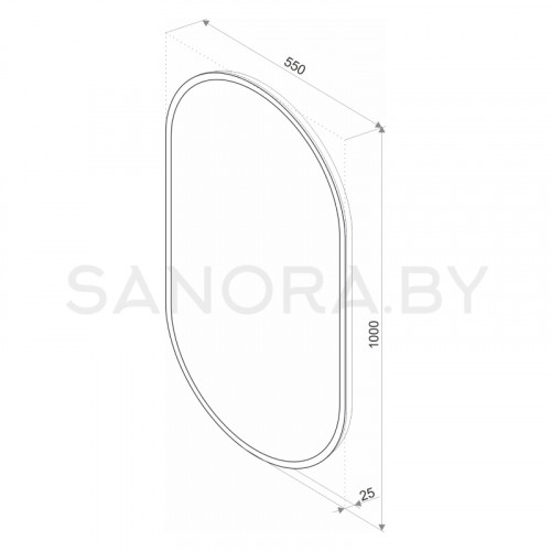 Зеркало Континент Delight LED с подсветкой-9