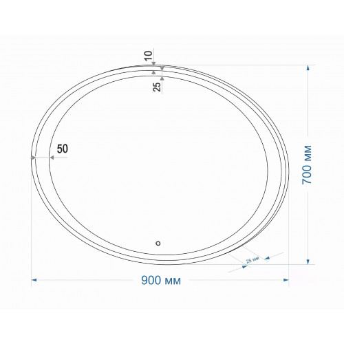 Зеркало Credo с LED-подсветкой-4