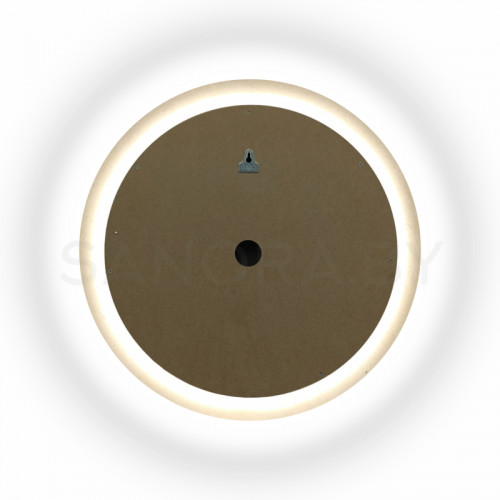 Зеркало Континент Planet Black LED-8