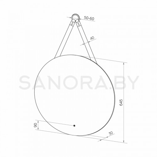 Зеркало Континент Best LED-7
