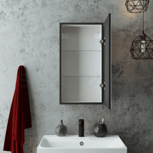 Зеркало-шкаф Континент Mirror Box LED 350x650-1