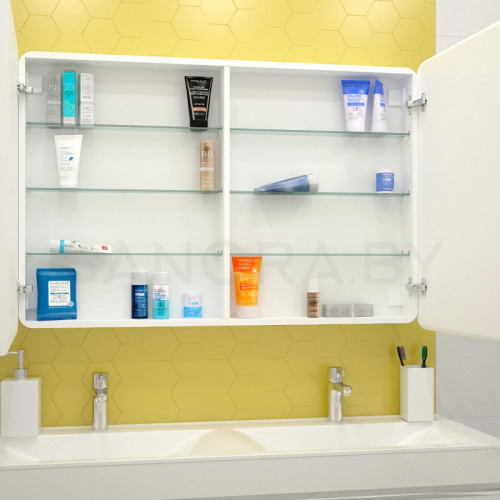 Зеркало-шкаф Континент Avenue LED 1200х800-1