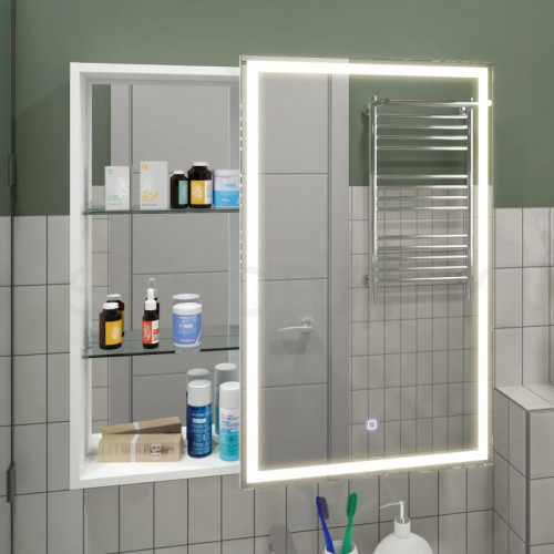 Зеркало-шкаф Континент Aperio LED 800x800
