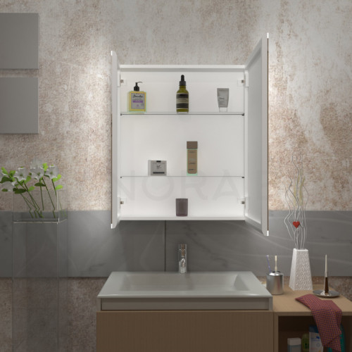 Зеркало-шкаф Континент Emotion LED 700x800-2