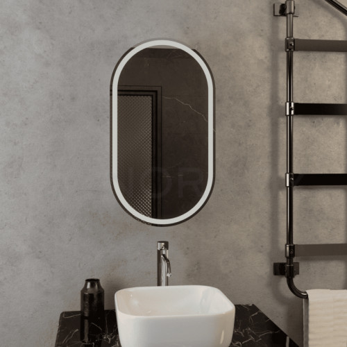 Зеркало-шкаф Континент Elmage LED 450x800-1