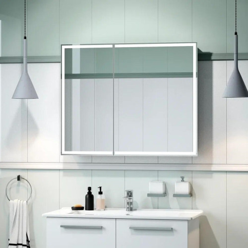 Зеркало-шкаф Континент Allure LED 1000x800-1