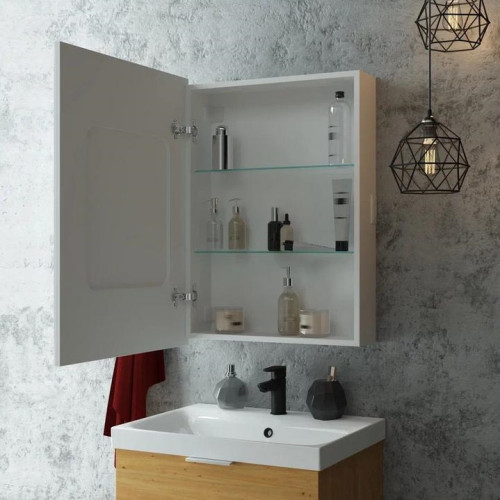 Зеркало-шкаф Континент Allure LED 550x800-1