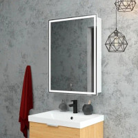 Зеркало-шкаф Континент Allure LED 600x800