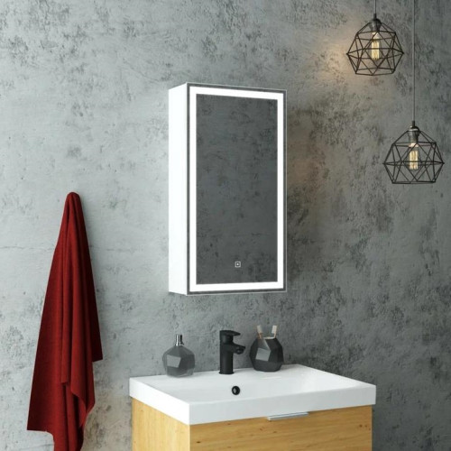 Зеркало-шкаф Континент Allure LED 350x650-2