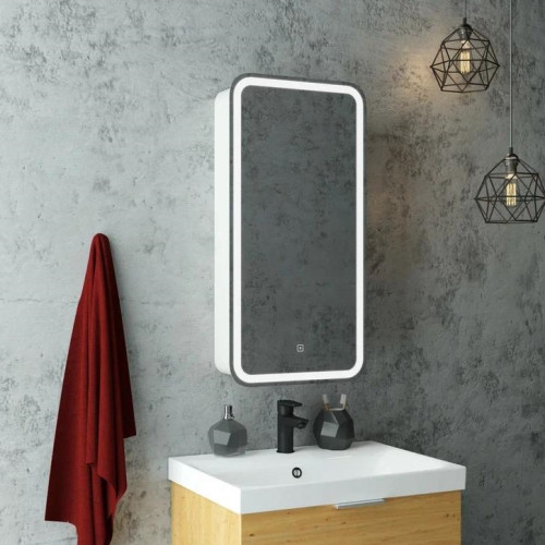 Зеркало-шкаф Континент Elliott LED 400x800-2
