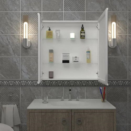 Зеркало-шкаф Континент Emotion LED 800x800-1