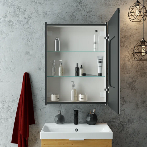 Зеркало-шкаф Континент Mirror Box LED 600x800-1