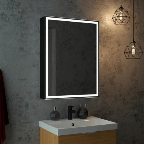 Зеркало-шкаф Континент Mirror Box LED 600x800