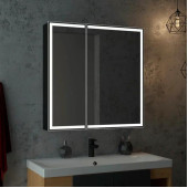 Зеркало-шкаф Континент Mirror Box LED 800x800 купить в Минске