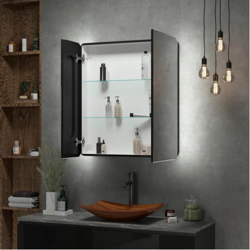 Зеркало-шкаф Континент Eltoro LED 760x850-3