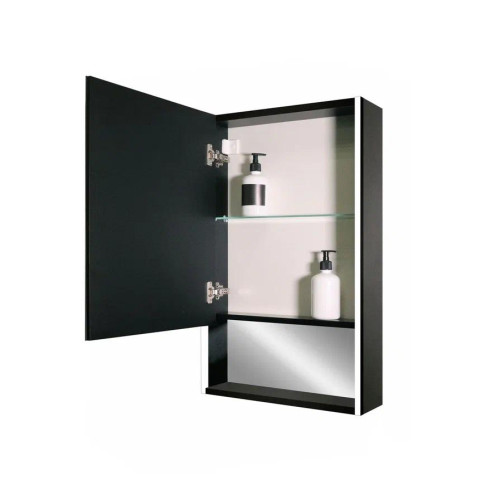 Зеркало-шкаф Континент Filit Black LED 600x800-8