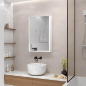 Зеркало-шкаф Континент Filit White LED 600x800 купить в Минске